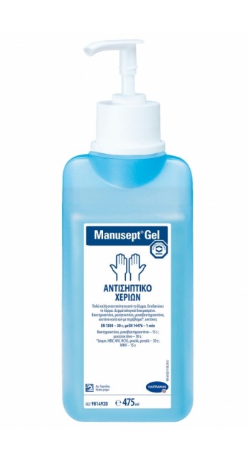 Hartmann Manusept Gel Αντισηπτικό Χεριών με αντλία, 475 ml