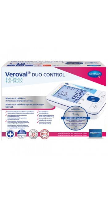 Hartmann Veroval Duo Control Large Ψηφιακό Πιεσόμετρο Μπράτσου, 1τμχ