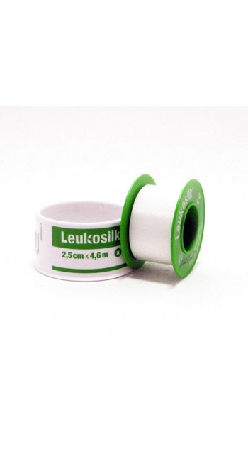 Leukoplast Leukosilk Αυτοκόλλητη Eπιδεσμική Tαινία 2.5cm x 4.6m, 1τμχ