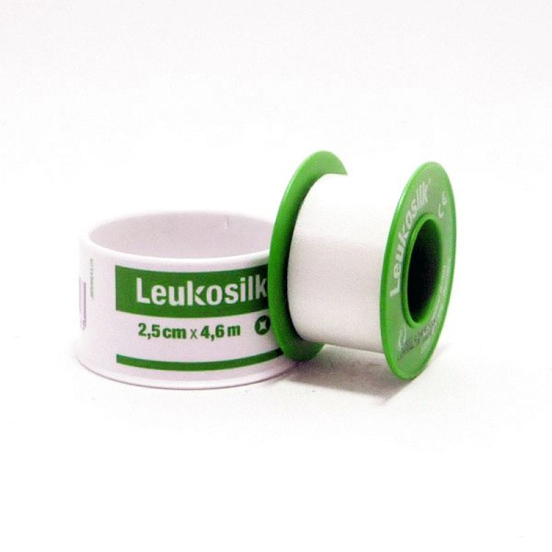 Leukoplast Leukosilk Αυτοκόλλητη Eπιδεσμική Tαινία 2.5cm x 4.6m, 1τμχ