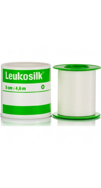 Leukoplast Leukosilk Αυτοκόλλητη Eπιδεσμική Tαινία 5cm x 4.6m, 1τμχ