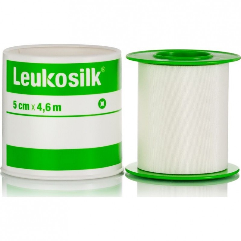 Leukoplast Leukosilk Αυτοκόλλητη Eπιδεσμική Tαινία 5cm x 4.6m, 1τμχ