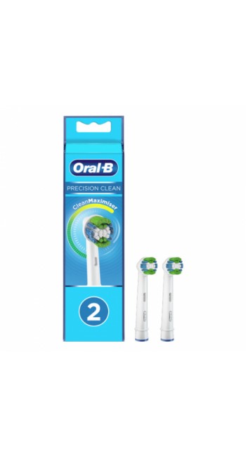 Oral-B Precision Clean Ανταλλακτικές Κεφαλές για Ηλεκτρική Οδοντόβουρτσα 2τμχ