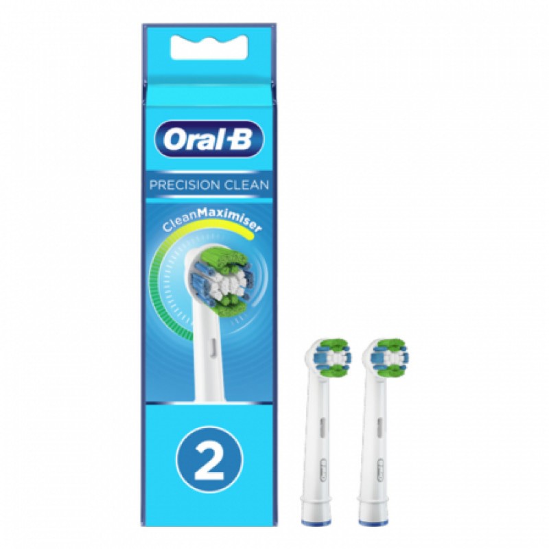 Oral-B Precision Clean Ανταλλακτικές Κεφαλές για Ηλεκτρική Οδοντόβουρτσα 2τμχ