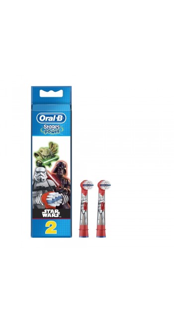 Oral-B Stages Power Star Wars, Ανταλλακτικά για Ηλεκτρ. Παιδική Οδοντόβουρτσα Star Wars 2Τμχ 