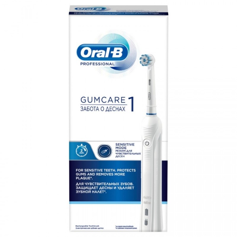 Oral-B Professional Gum Care 1 Ηλεκτρική Οδοντόβουρτσα για Ευαίσθητα Δόντια, 1τμχ