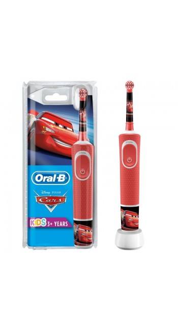 Oral-B Vitality Kids Ηλεκτρική Οδοντόβουρτσα Cars για Παιδία 3+, 1τμχ