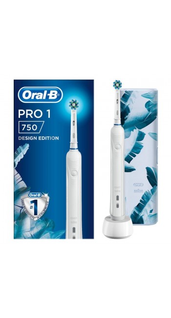 Oral-B Pro1 750 Blue Design Edition Ηλεκτρική Οδοντόβουρτσα, 1τμχ