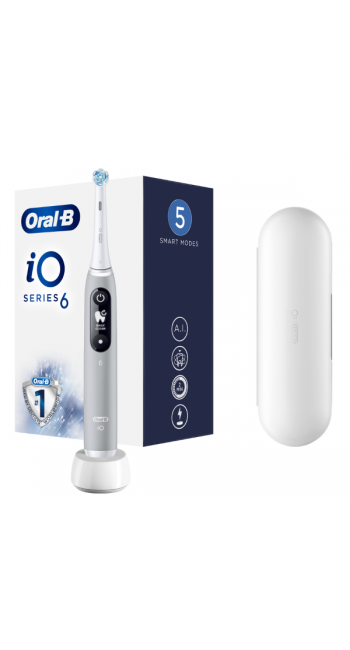 Oral-B iO Series 6 Grey Opal Ηλεκτρική Οδοντόβουρτσα, 1τμχ