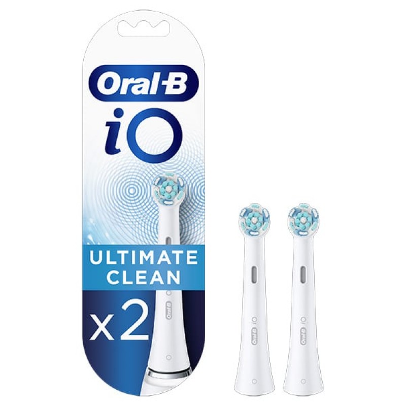 Oral-B Ανταλλακτικές Κεφαλές iO Ultimate Clean White, 2τμχ 