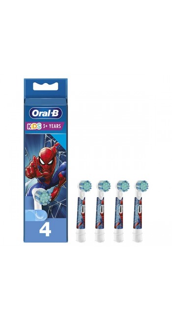 Oral-B Kids Spiderman Ανταλλακτικές Κεφαλές, 4τμχ