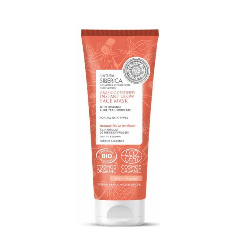 Natura Siberica Organic Certified Instant Glow Οργανική Μάσκα Προσώπου, 75ml