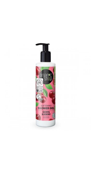 Organic Shop by Natura Siberica Απαλό Αφρόλουτρο Cherry & Blueberry, 280ml