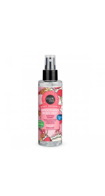 Organic Shop by Natura Siberica Body Desserts Smoothing Body Mist Cotton Candy Καταπραϋντικό Mist Σώματος Μαλλί της Γριάς, 200ml