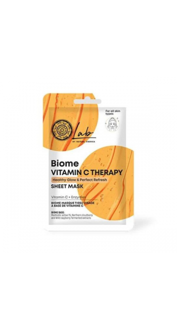 Natura Siberica Biome Vitamin C Therapy Μάσκα Προσώπου για Λάμψη, 1τμχ