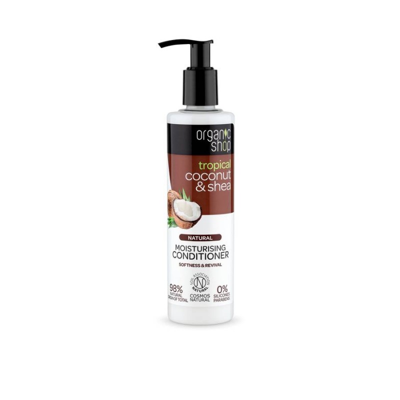 Organic Shop by Natura Siberica Coconut & Shea  Μαλακτικό Ενυδάτωσης, 280ml