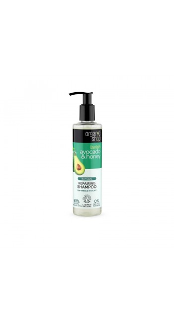 Organic Shop by Natura Siberica Avocado & Honey Σαμπουάν Επανόρθωσης, 280ml