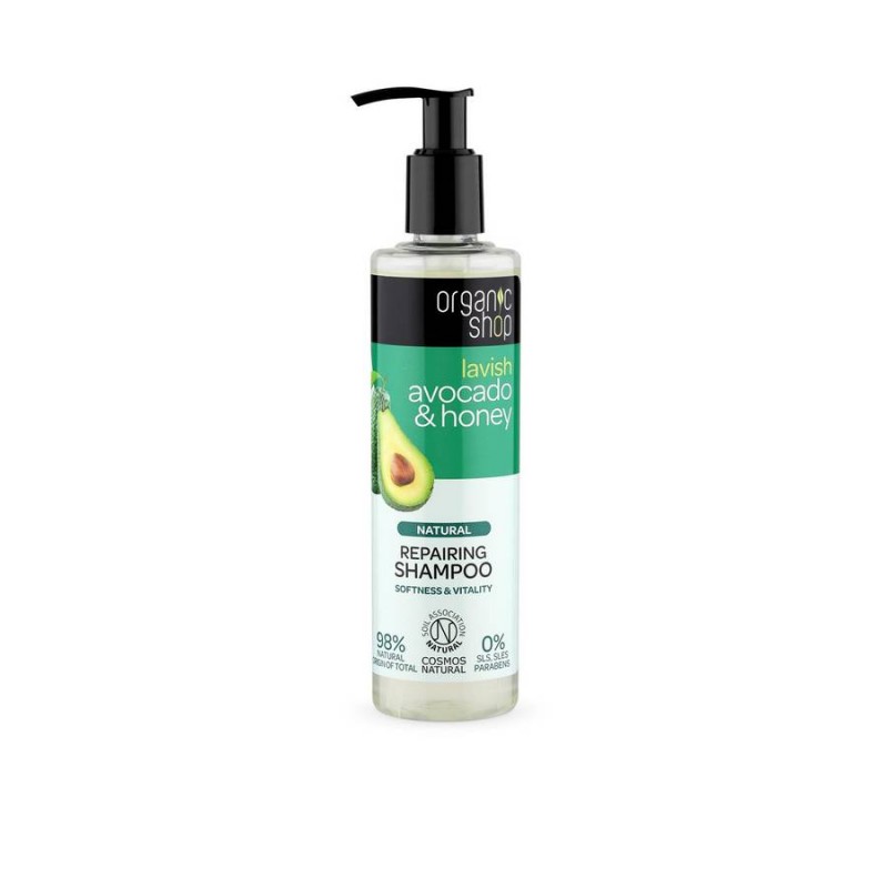 Organic Shop by Natura Siberica Avocado & Honey Σαμπουάν Επανόρθωσης, 280ml