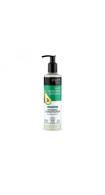 Organic Shop by Natura Siberica Organic Avocado & Honey Μαλακτικό Επανόρθωσης Μαλλιών, 280ml