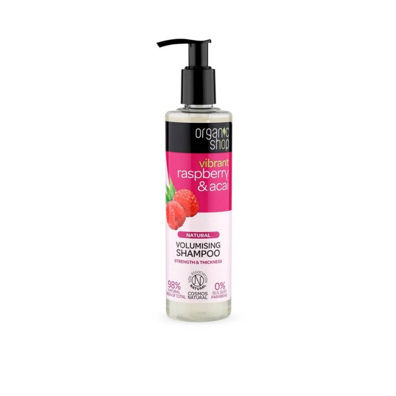 Organic Shop by Natura Siberica Raspberry & Acai  Σαμπουάν Όγκου, 280ml