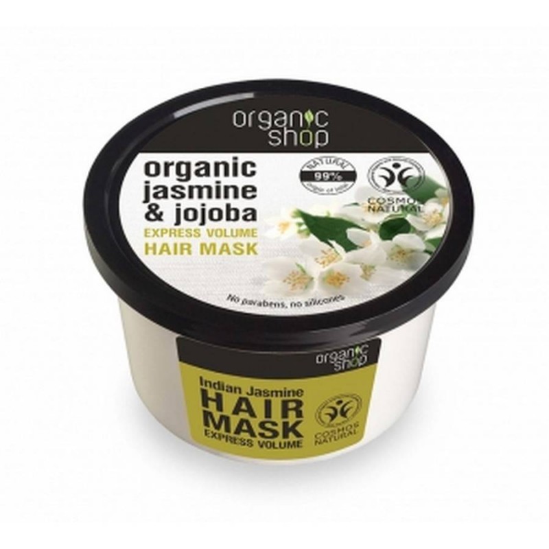 Organic Shop by Natura Siberica Μάσκα για Κανονικά Μαλλιά Banana & Jasmine, 250ml