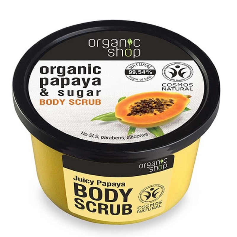 Organic Shop by Natura Siberica Body Scrub Juicy Papaya, 250ml