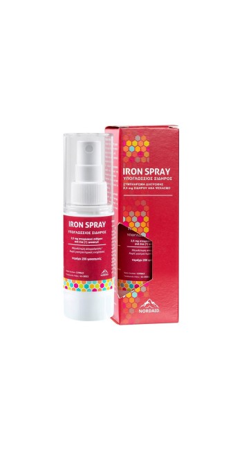 Nordaid Iron Υπογλώσσιο Spray Σίδηρος, 30ml