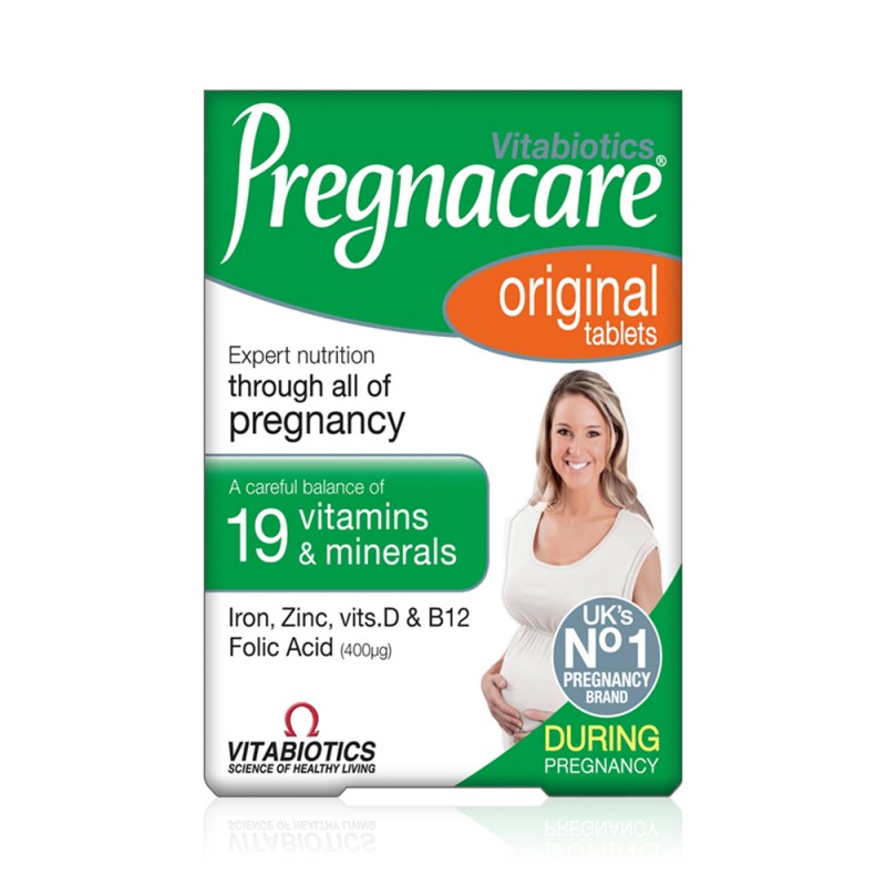 Vitabiotics Pregnacare Original Συμπλήρωμα Διατροφής για την Εγκυμοσύνη, 30 Δισκία