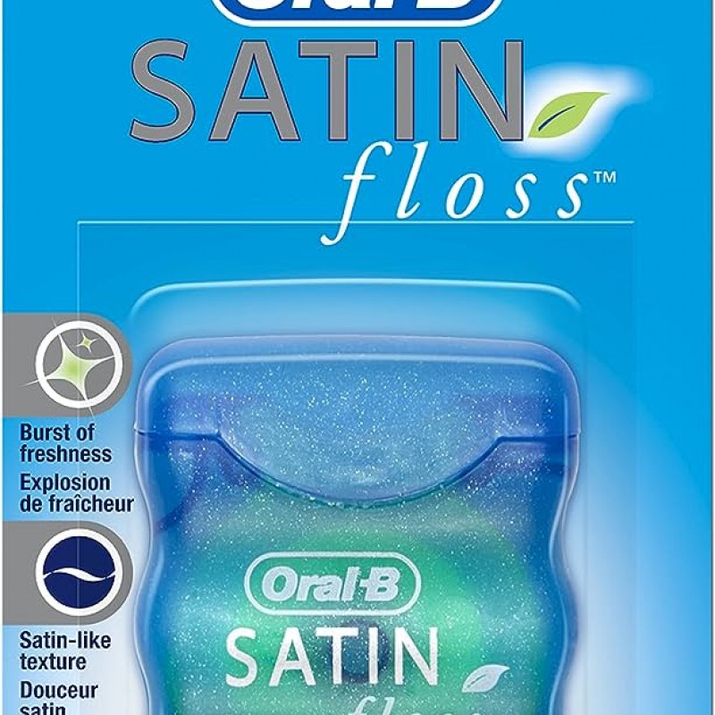 Oral-B Satin Floss 25m Mint Οδοντικό Νήμα με Γεύση Μέντας 25m