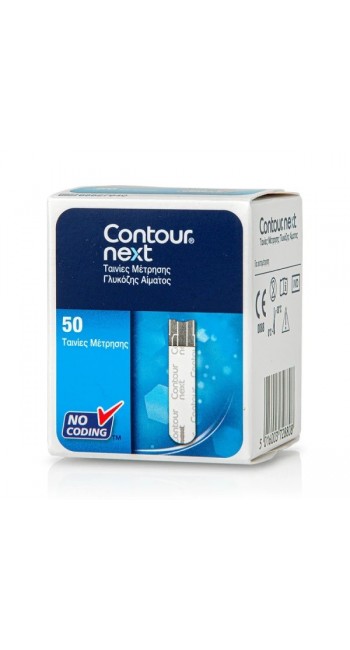 Contour Next Ταινίες Μέτρησης Σακχάρου, 50τμχ