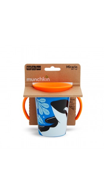 Munchkin Miracle Trainer Cup Orca Εκπαιδευτικό Ποτήρι 177ml , 1τμχ