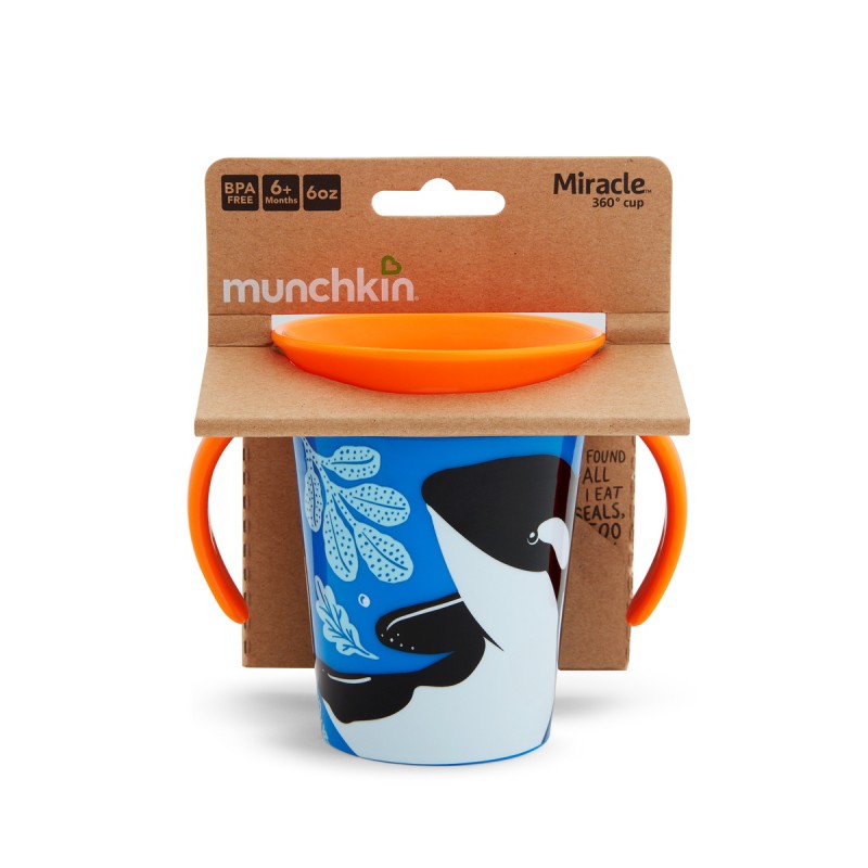 Munchkin Miracle Trainer Cup Orca Εκπαιδευτικό Ποτήρι 177ml , 1τμχ