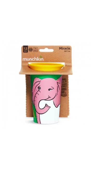 Munchkin Miracle 360 Trainer Cup Παιδικό Κύπελο Ελεφαντάκι 266ml