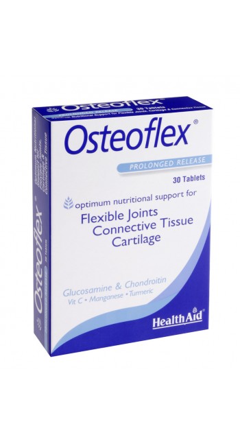 HealthAid Osteoflex Plus Συμπλήρωμα Διατροφής Με Γλυκοζαμίνη & Χονδροϊτίνη Για Αναδόμηση Αρθρώσεων, 30 ταμπλέτες