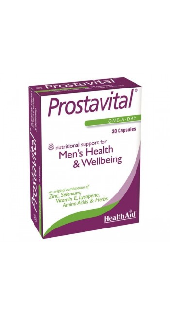 HealthAid Prostavital One a Day, Συμπλήρωμα Διατροφής για Υγιή Προστάτη, 30Caps 