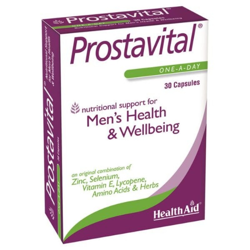 HealthAid Prostavital One a Day, Συμπλήρωμα Διατροφής για Υγιή Προστάτη, 30Caps 