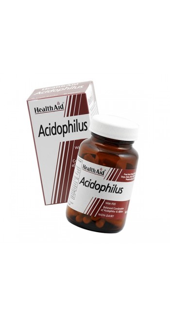 HealhAid Acidophilus Για την Υγιή Λειτουργία του Εντέρου, 60caps