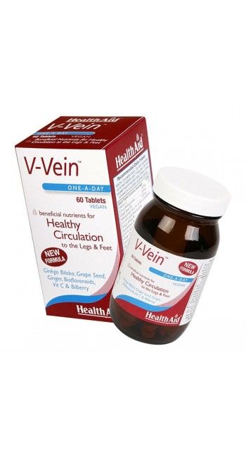 Health Aid, V-Vein, Ξεκούραστα & Υγιή Πόδια, 60 tabs 