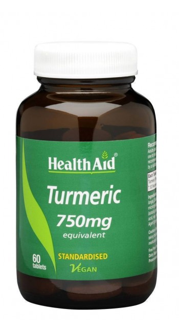 HealthAid Turmeric 750mg, 60 tabs