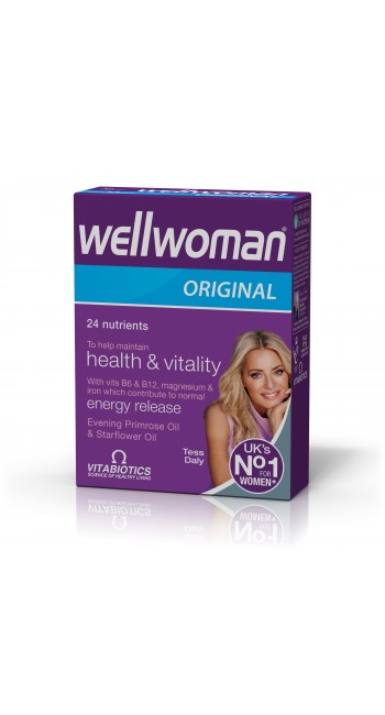 Vitabiotics Wellwoman Original Πολυβιταμινούχο Συμπλήρωμα Ειδικά Σχεδιασμένο για την Γυναίκα, 30tabs