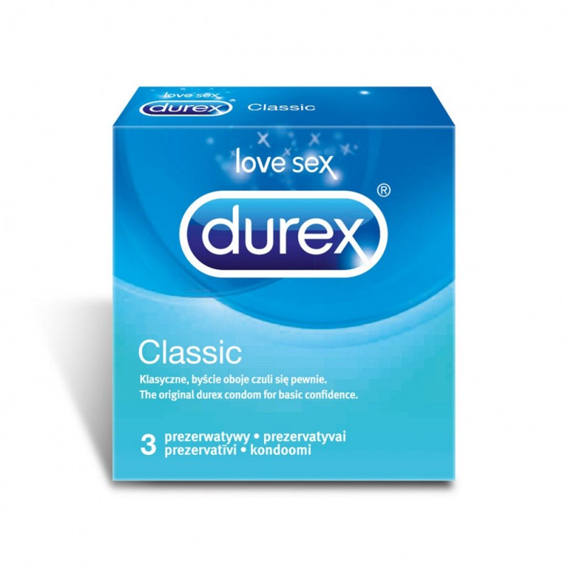 Durex Classic Προφυλακτικά, 3τμχ 