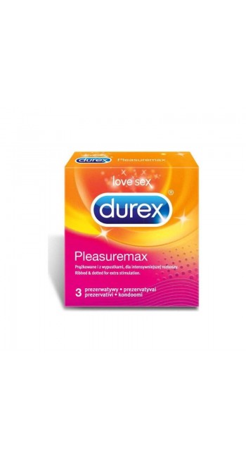 Durex Προφυλακτικά Pleasuremax, 3τμχ