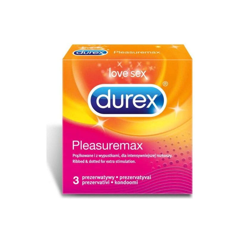 Durex Προφυλακτικά Pleasuremax, 3τμχ