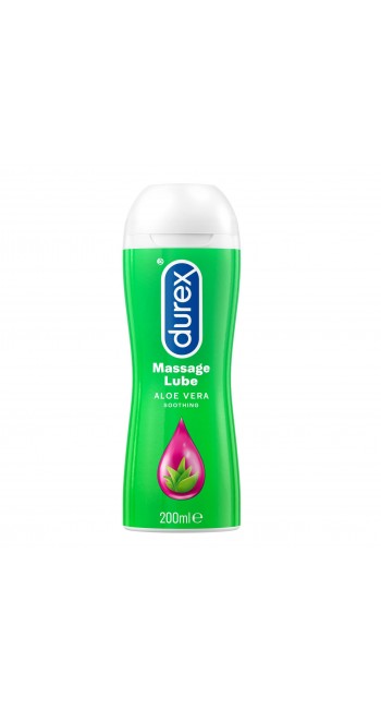 Durex Play Massage Aloe Gel Λιπαντικό Μασάζ για Απόλυτες Στιγμές Απόλαυσης & Ευχαρίστησης, 200ml