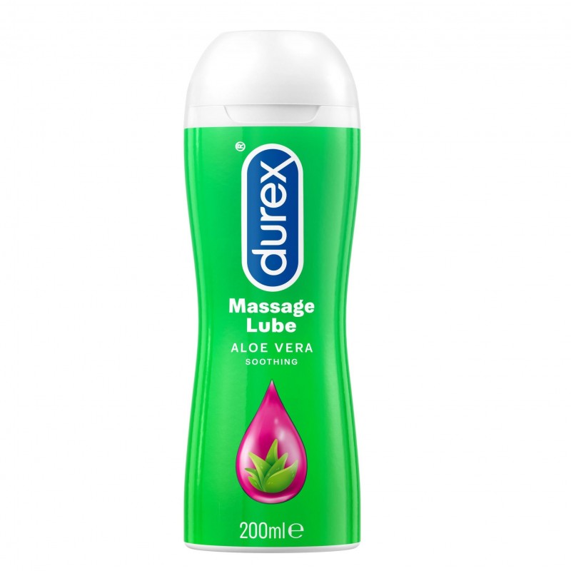 Durex Play Massage Aloe Gel Λιπαντικό Μασάζ για Απόλυτες Στιγμές Απόλαυσης & Ευχαρίστησης, 200ml