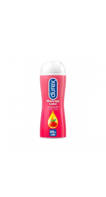 Durex Play Massage 2 σε 1 Guarana Διεγερτικό Gel για Μασάζ ή Χρήση ως Λιπαντικό με Guarana, 200ml