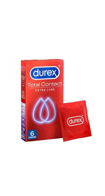 Durex Total Contact Εξαιρετικά Λεπτά Προφυλακτικά, 6τμχ