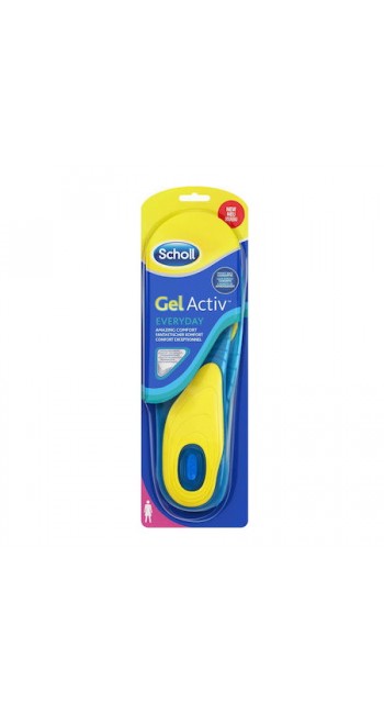 Scholl Gel Activ Everyday Γυναικείοι Πάτοι (Νο35,5-Νο40,5), 2τμχ 