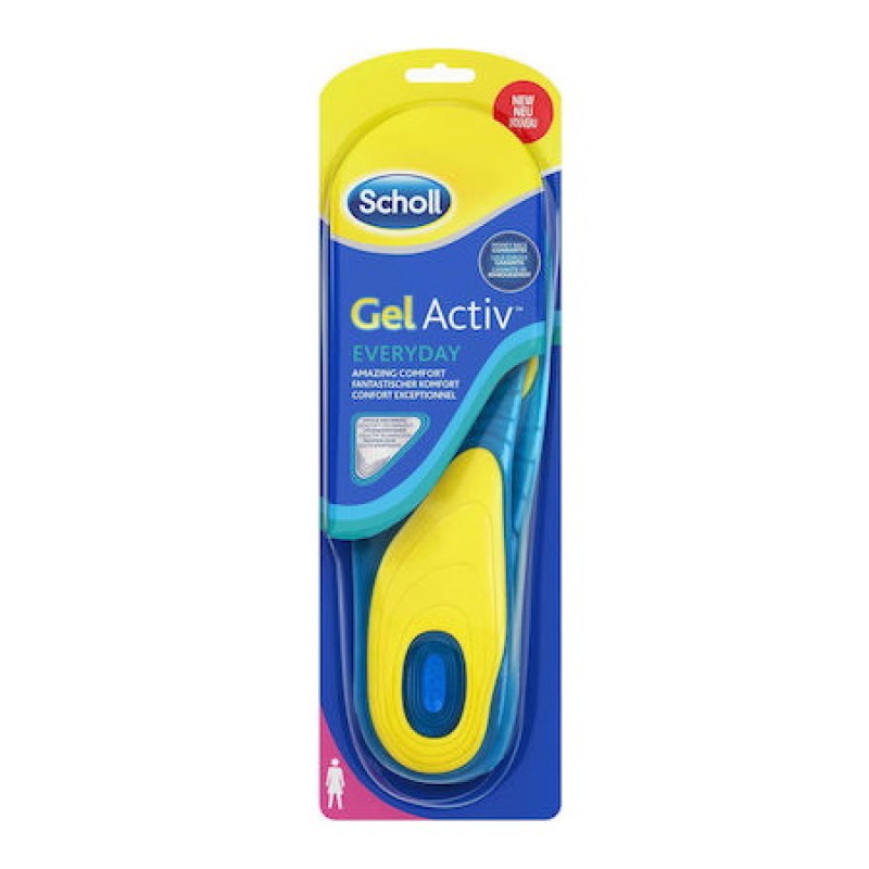 Scholl Gel Activ Everyday Γυναικείοι Πάτοι (Νο35,5-Νο40,5), 2τμχ 