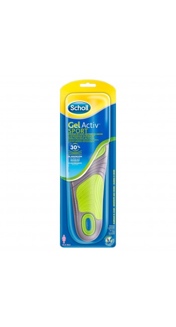 Scholl Gel Activ Sport Γυναικείοι Πάτοι για τις Αθλητικές Δραστηριότητες (Νο35,5-Νο40,5), 2τμχ